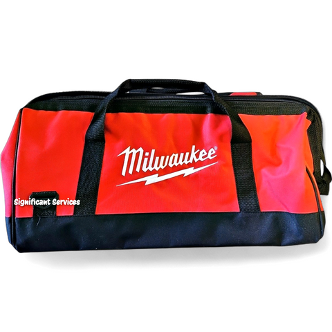 Milwaukee 22" Heavy Duty Canvas Contractor Drill Tool Bag Carry Case