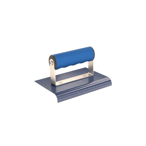 Bon 22-720 6"x4" Blue Steel Sidewalk Edger 1/2" Radius 5/8" Lip Comfort Grip