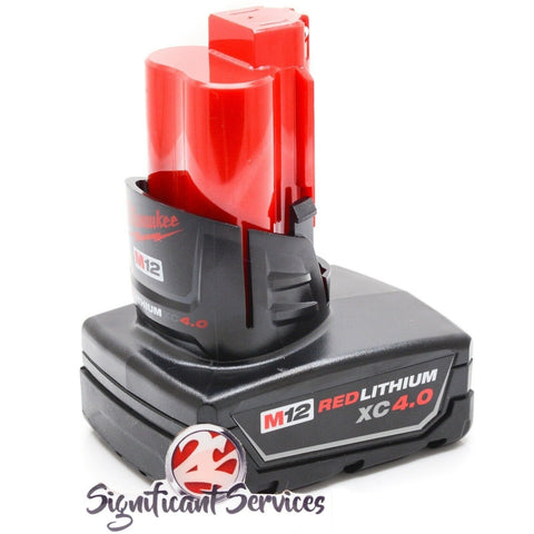 Milwaukee 2558-20 M12 Cordless Brushless 1/2" Compact Ratchet 4.0 Ah Battery Kit