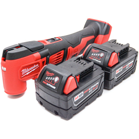 New Milwaukee 2626-20 M18 18V Cordless Lithium-Ion Multi-Tool 2 5.0 Ah Batteries