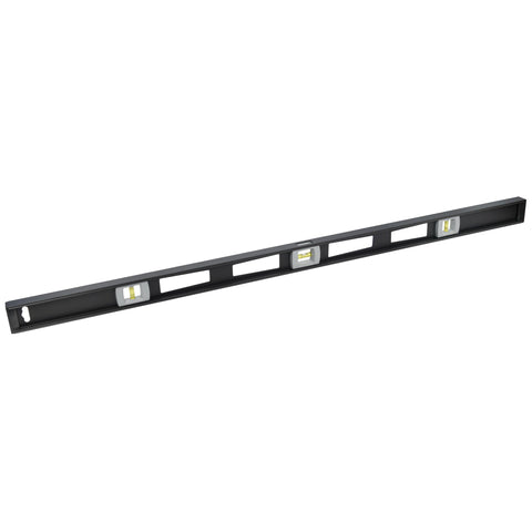 Johnson Level Tool 3848 Magnetic Professional Aluminum Level 48" Black 1" Level