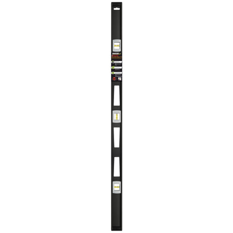 Johnson Level Tool 3848 Magnetic Professional Aluminum Level 48" Black 1" Level