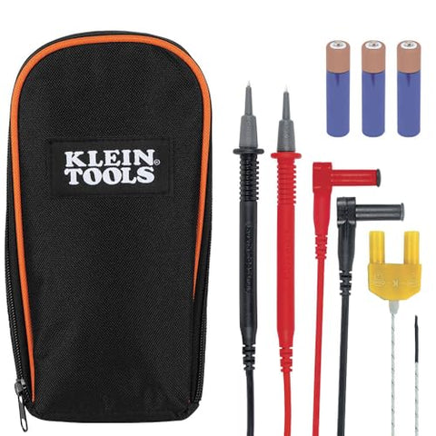 Klein Tools CL810 Pro Digital Clamp Meter, 600A AC/DC Auto-Ranging, True RMS, NCVT, Measures Current, LOZ,Temperature, with Flashlight and Illuminated Dial