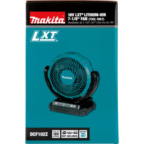 Makita DCF102Z Fan 7-1/8", 18V LXT Cordless Portable Ventilation Fan Electric