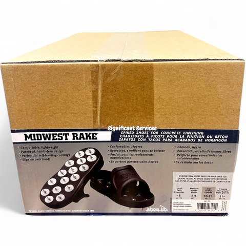 Seymour Midwest Rake Sharp Spiked Style Shoes Shoe in Resinous Coatings Large