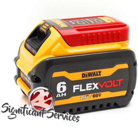 New DEWALT DCB606 20V/60V MAX FLEXVOLT 6.0 Ah Lithium Ion Battery