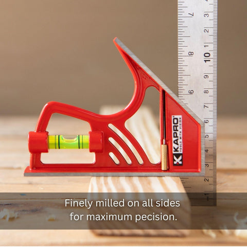 Kapro 325M Magnetic Lock Combination Square with 5 Finely Milled Sides 12 Inch