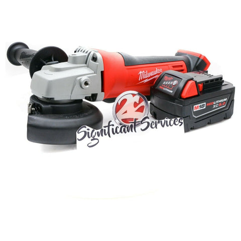 New Milwaukee M18 2680-20 4 1/2" Cordless Cut Off Angle Grinder 5.0 Ah Battery