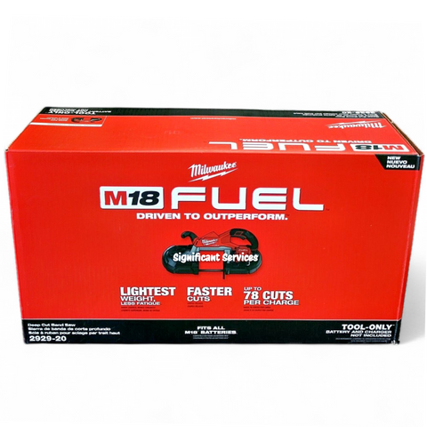 Milwaukee 2929-20 M18 18V FUEL Brushless Cordless Deep Cut Band Saw Bare Tool