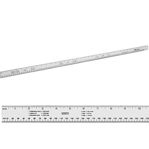 Kapro 306 Aluminum Ruler with Conversion Tables in Inches and 12 Inch