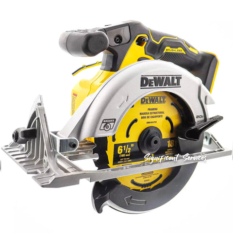DEWALT DCS565 20V MAX Li-on 6-1/2" Brushless Cordless Circular Saw Bare Tool
