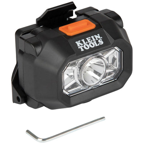 Klein Tools 60156 Intrinsically Safe LED IP67 Headlamp for Hazardous Areas, Mounts to Klein Hard Hats and Safety Helmets