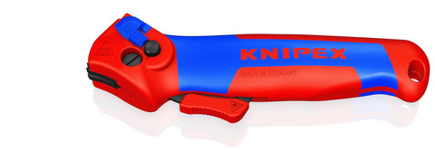 KNIPEX 1650145SBA Ratcheting Insulation Knife Fixed Blade Ergonomic Grip Tool