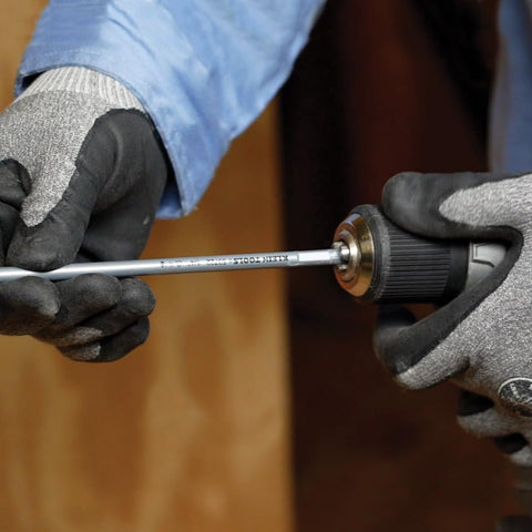 Klein Tools 53719 Flex Bit Auger, 3/4-Inch x 54-Inch Flexible Drill Bit for Pulling Wire Behind Walls