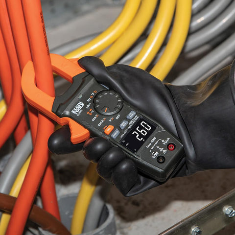 Klein Tools CL390 AC/DC Digital Clamp Meter, Auto-Ranging, 400 Amp, NCVT Tester, Hi-Viz LCD Display, TRMS, Continuity Resistance, Temperature and More