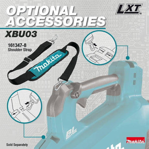 Makita XBU03Z 18V LXT® Lithium-Ion Brushless Cordless Blower, Tool Only