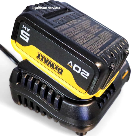 DEWALT DCB205-2C 20V MAX Lithium-Ion Battery 2-Pack Charger 5.0 Ah Starter Kit