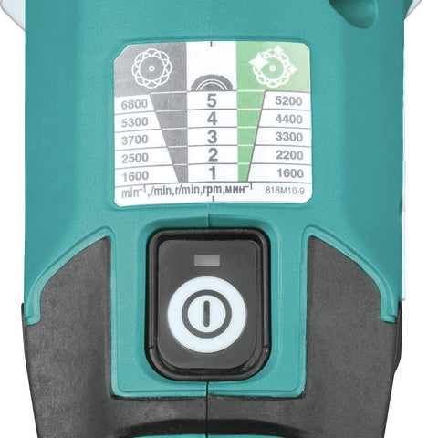 Makita XOP02Z 18V LXT® Lithium-Ion Brushless Cordless 5" / 6" Dual Action Random Orbit Polisher, Tool Only