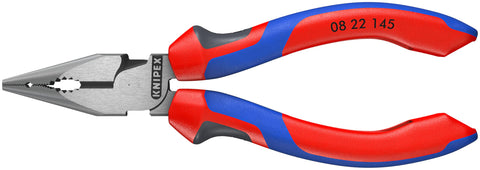 KNIPEX 08 22 145 Needle Nose Combo Pliers Multi Component Grip 8.25in