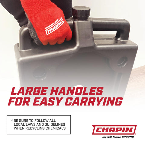 Chapin 78005 Low Profile 12 Quart (11.4 Liter) Oil Drain Container, fits most ATV's Tractors, Lawn mowers, Motorcycles and Low Clearance Vehicles, Made with Recycled Materials, USA Made
