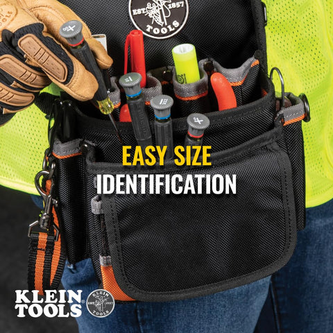 Klein Tools 6222 Mini Precision Screwdriver, #00 Phillips, Features Cushion-Grip Handle, Rotating Cap and Color Coded Ring, 2-Inch Shank