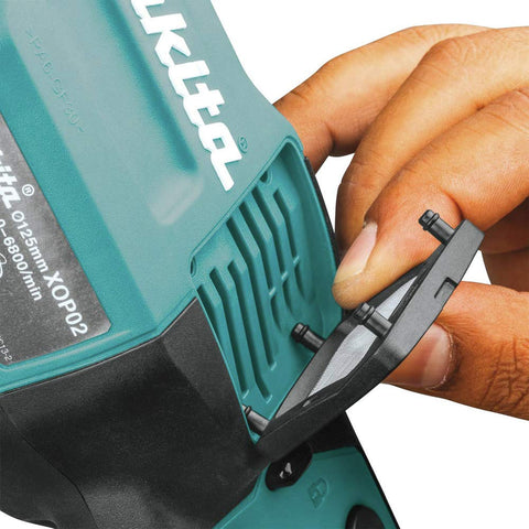 Makita XOP02Z 18V LXT® Lithium-Ion Brushless Cordless 5" / 6" Dual Action Random Orbit Polisher, Tool Only