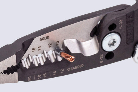 KNIPEX 13 71 8 Forged Wire Stripper 8"