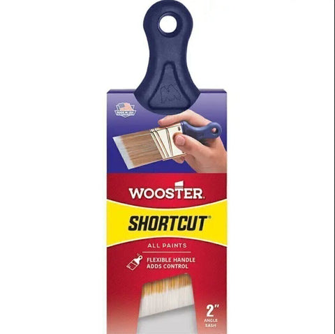 Wooster Brush Q3211 2 inch Shortcut Angle Sash Paintbrush - Set of 2