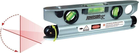 Johnson Level & Tool 40-6164 Magnetic Torpedo Laser Level Red 1 Laser Level