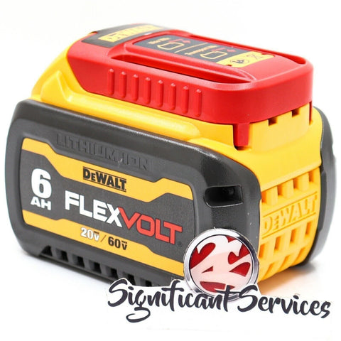 New DEWALT DCB606 20V/60V MAX FLEXVOLT 6.0 Ah Lithium Ion Battery
