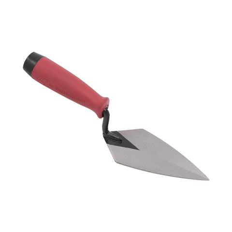 MARSHALLTOWN PTSG73 QLT Pointing Trowel, 7 x 3 Cement and Mortar Finishing tool, Soft Grip