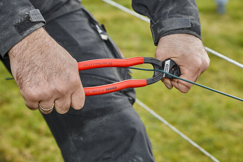 KNIPEX 7131250 CoBolt 10in Compact Bolt Cutter Notched Blade Hardened Steel