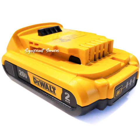 2 New Dewalt DCB203 20V Max Batteries 2.0Ah Lithium Ion Li-Ion 20 Volt DCB203-2