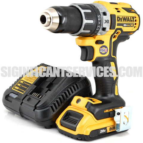DeWALT DCD791 20V MAX XR Li-Ion 2.0 Ah Brushless Cordless 1/2" Drill Driver Kit