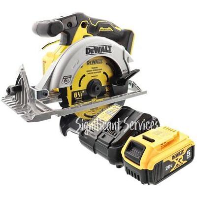 DeWALT DCS565B 20V MAX Brushless Cordless 6 1/2" Li-Ion 5.0 Ah Circular Saw Kit