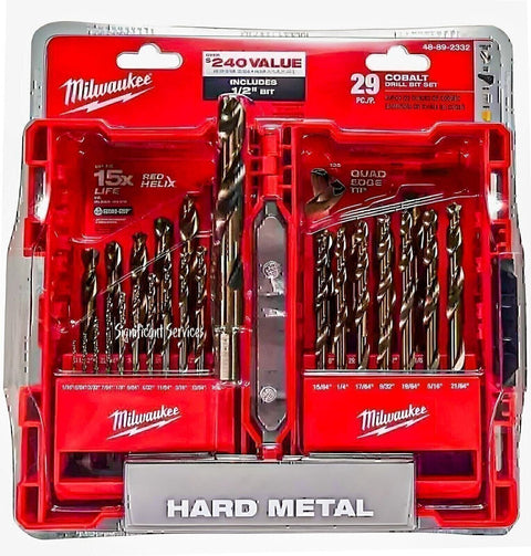 Milwaukee 48-89-2332 Helix Cobalt Drill Bit Set for Drill Drivers 29 Piece