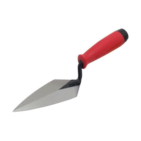 MARSHALLTOWN PTSG73 QLT Pointing Trowel, 7 x 3 Cement and Mortar Finishing tool, Soft Grip