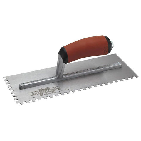 MARSHALLTOWN 776SDL Flooring & Tiling Notched Trowel 1/4 X 3/8 X 1/4 Left Handed