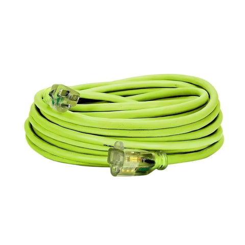 Flexzilla FZ512730 Pro Extension Cord, 14/3 AWG SJTW, 50 ft. Lighted Plug