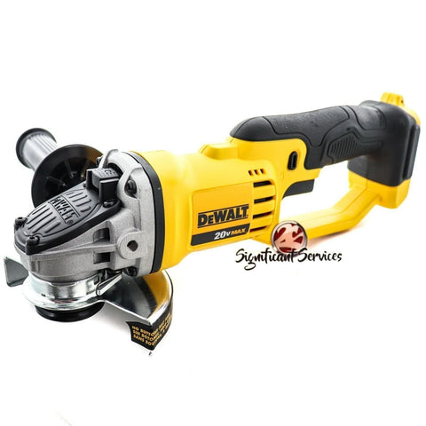 DeWALT DCG412B 20V MAX Li-Ion Cordless Angle Grinder 4 1/2" Cut-Off 5.0 Ah Kit