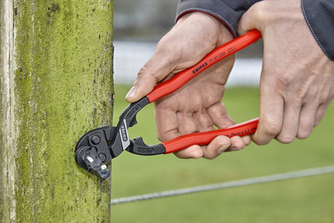 KNIPEX 7131250 CoBolt 10in Compact Bolt Cutter Notched Blade Hardened Steel