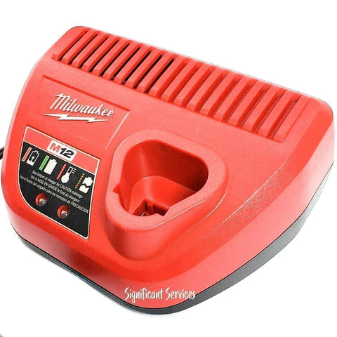 New Milwaukee 48-59-2401 M12 Lithium Ion 12 Volt Battery Charger Genuine OEM
