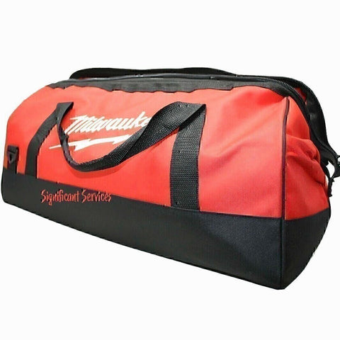 Milwaukee Bag 23x12x12nch Heavy Duty Canvas 6 Pocket Contractractor Tool Bag