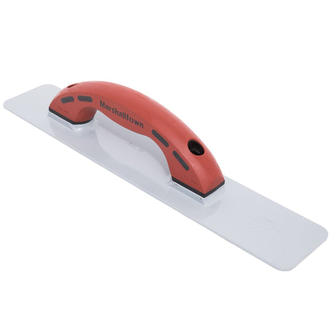 MARSHALLTOWN 148RD Cast Magnesium Hand Float, 16 Inch x 3-1/8 Inch, Concrete Float, Concrete Finishing Tool, Provides a Smooth Finish, DuraSoft Handle, Large Round Handle Style, Made in the USA