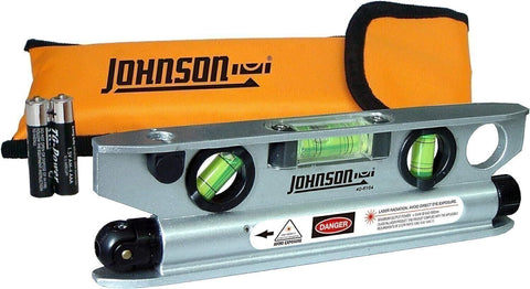 Johnson Level & Tool 40-6164 Magnetic Torpedo Laser Level Red 1 Laser Level