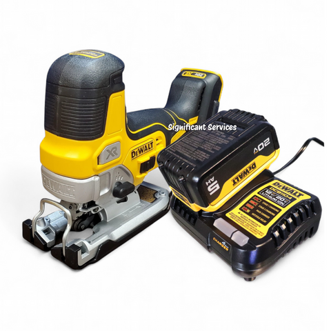 DEWALT DCS335B 20V MAX Li-ion Cordless Jig Saw Barrel Grip 5.0 Ah Battery Kit