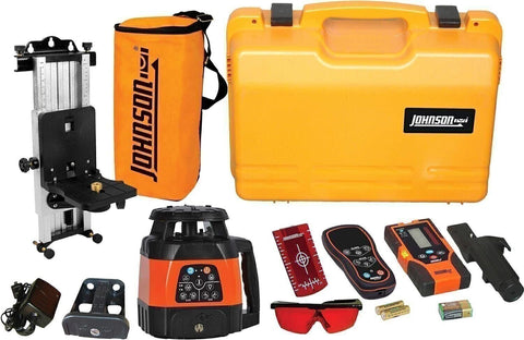 Johnson Level 40-6534 Electronic Self Leveling Horizontal Vertical Laser Kit