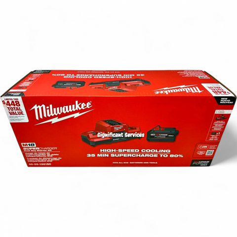 Milwaukee 48-59-1881SC M18 REDLITHIUM 8.0 Ah Forge Dual Bay Super Charger Kit