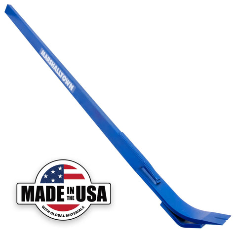 MARSHALLTOWN 10061 Flat Fulcrum Monster Pry Bar, Concrete, All-Steel, Made in the USA