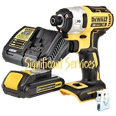DeWALT DCF887 20V MAX Li-Ion 3 Speed XR Brushless 1/4" Impact Driver Battery Kit